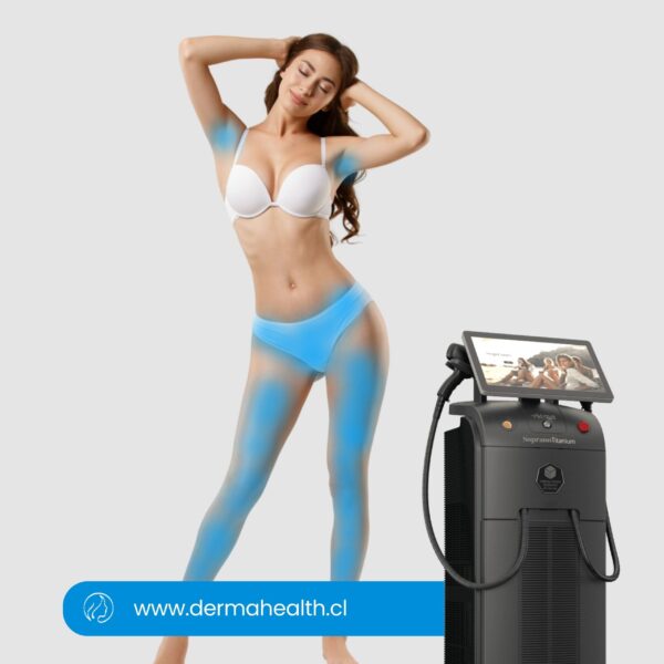 DEPILACIÓN LÁSER SOPRANO TITANIUM - Rebaje completo, axilas y pierna completa - 6 SESIONES