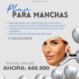 Plan para manchas - 3 SESIONES