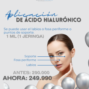 Aplicación DE ÁCIDO HIALURÓNICO - 1 ML (1 JERINGA)