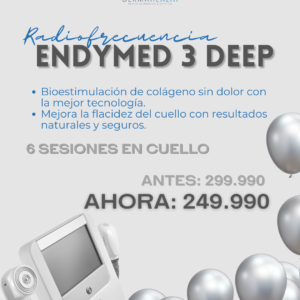 Radiofrecuencia ENDYMED 3 DEEP - 6 SESIONES EN CUELLO