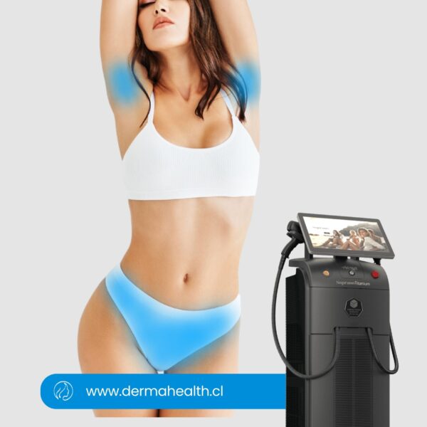 DEPILACIÓN LÁSER SOPRANO TITANIUM - Rebaje completo y axilas - 6 SESIONES