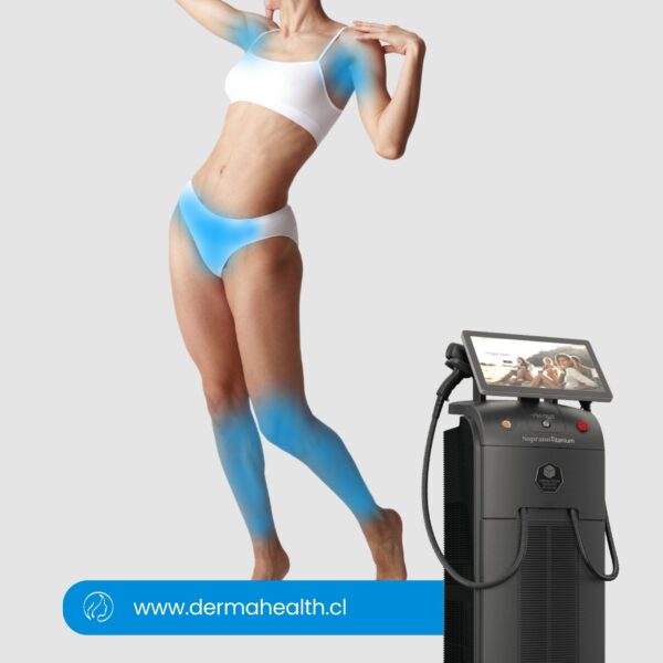 DEPILACIÓN LÁSER SOPRANO TITANIUM - Rebaje completo, axilas y media pierna - 6 SESIONES