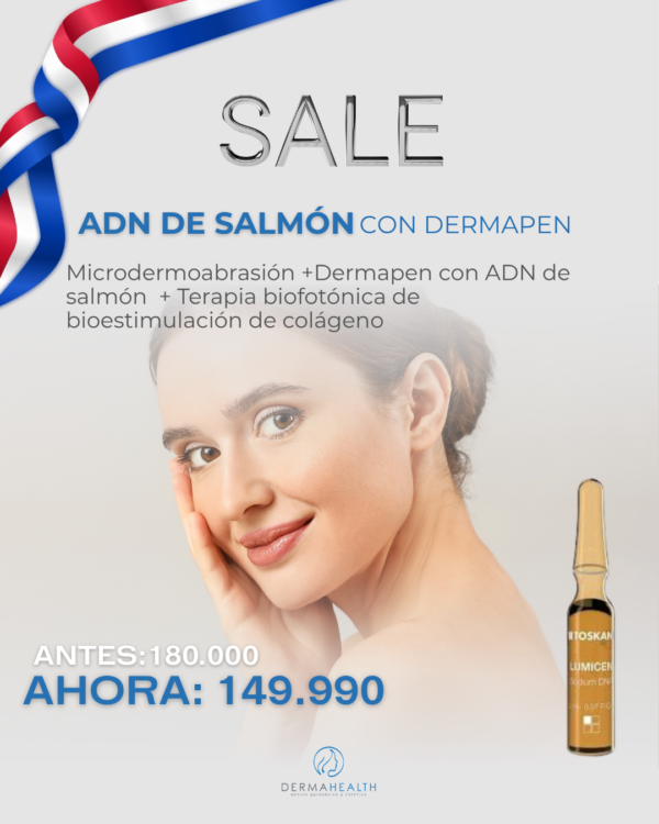 ADN DE SALMÓN CON DERMAPEN